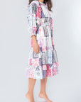 KIRSTEN DRESS (Patchwork)- Final Sale