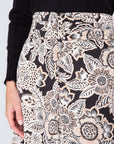 GWENYTH SKIRT (Black/Patchwork)