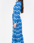 LEXI DRESS (BLUE PATTERN)