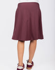 Achieve Skirt 23" (Plum) - Skirt - Yakira Bella