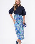Adalyn Skirt (Blue Green) - Skirt - Yakira Bella