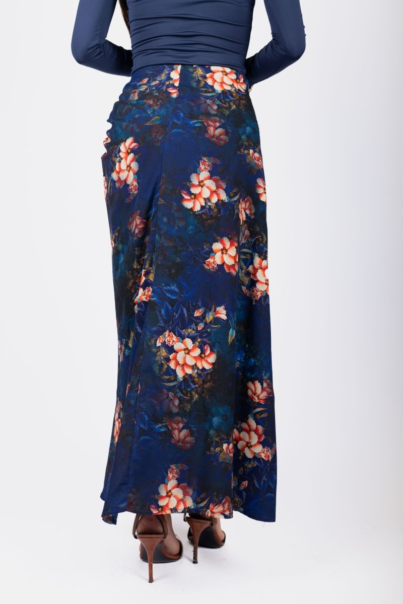 Adriana Skirt (Blue/Red) - Skirt - Yakira Bella