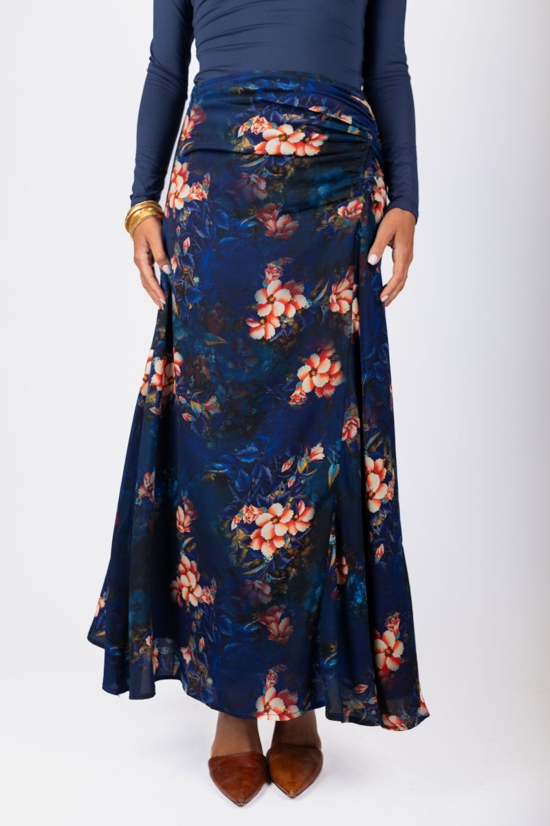 Adriana Skirt (Blue/Red) - Skirt - Yakira Bella