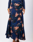 Adriana Skirt (Blue/Red) - Skirt - Yakira Bella