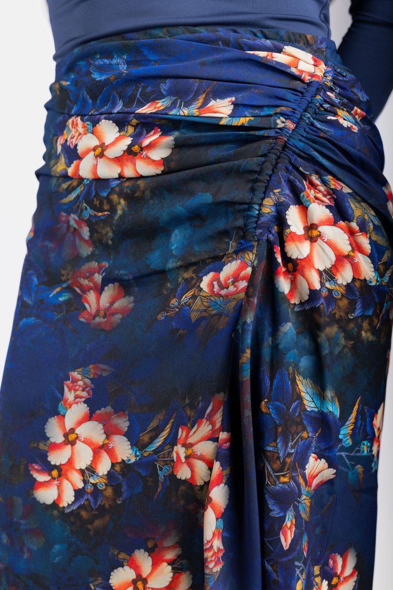 Adriana Skirt (Blue/Red) - Skirt - Yakira Bella