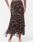 Aimee Skirt (Black Pattern) - Skirt - Yakira Bella