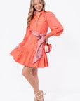 Alex Dress 37" (Coral/Pink) - Dress - Yakira Bella