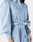 ALEX DRESS 41" (CHAMBRAY) - Dress - Yakira Bella