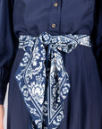 ALEX DRESS 53" (NAVY) - Dress - Yakira Bella
