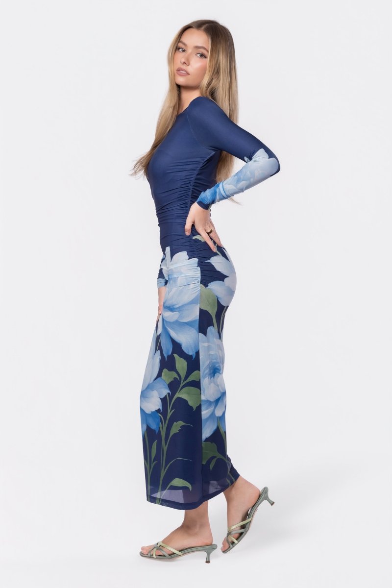 knee length dresses for ladies Alia – Poplin Maxi Dress – Nesa The Brand