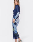 Alia Dress (Navy Ground) - Dress - Yakira Bella