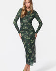 Alia Dress (Olive Green Ground) - Dress - Yakira Bella