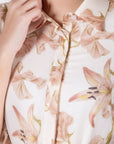 Alice Dress Short Sleeve (Ivory Khaki) - Dress - Yakira Bella