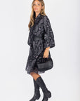 Allie Dress Long Sleeve 41" (Black Pattern) - Dress - Yakira Bella