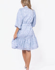 Allie Dress Short Sleeve 41" (Light Blue) - Dress - Yakira Bella