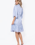Allie Dress Short Sleeve 41" (Light Blue) - Dress - Yakira Bella
