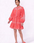 Allison Dress (Pink White) - Dress - Yakira Bella