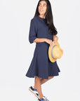 AMALIA DRESS (NAVY) - Dress - Yakira Bella