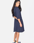 AMALIA DRESS (NAVY) - Dress - Yakira Bella