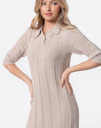 Amara Dress (Beige) - Dress - Yakira Bella