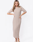 Amara Dress (Beige) - Dress - Yakira Bella