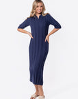 Amara Dress (Navy) - Dress - Yakira Bella