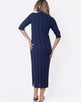 Amara Dress (Navy) - Dress - Yakira Bella