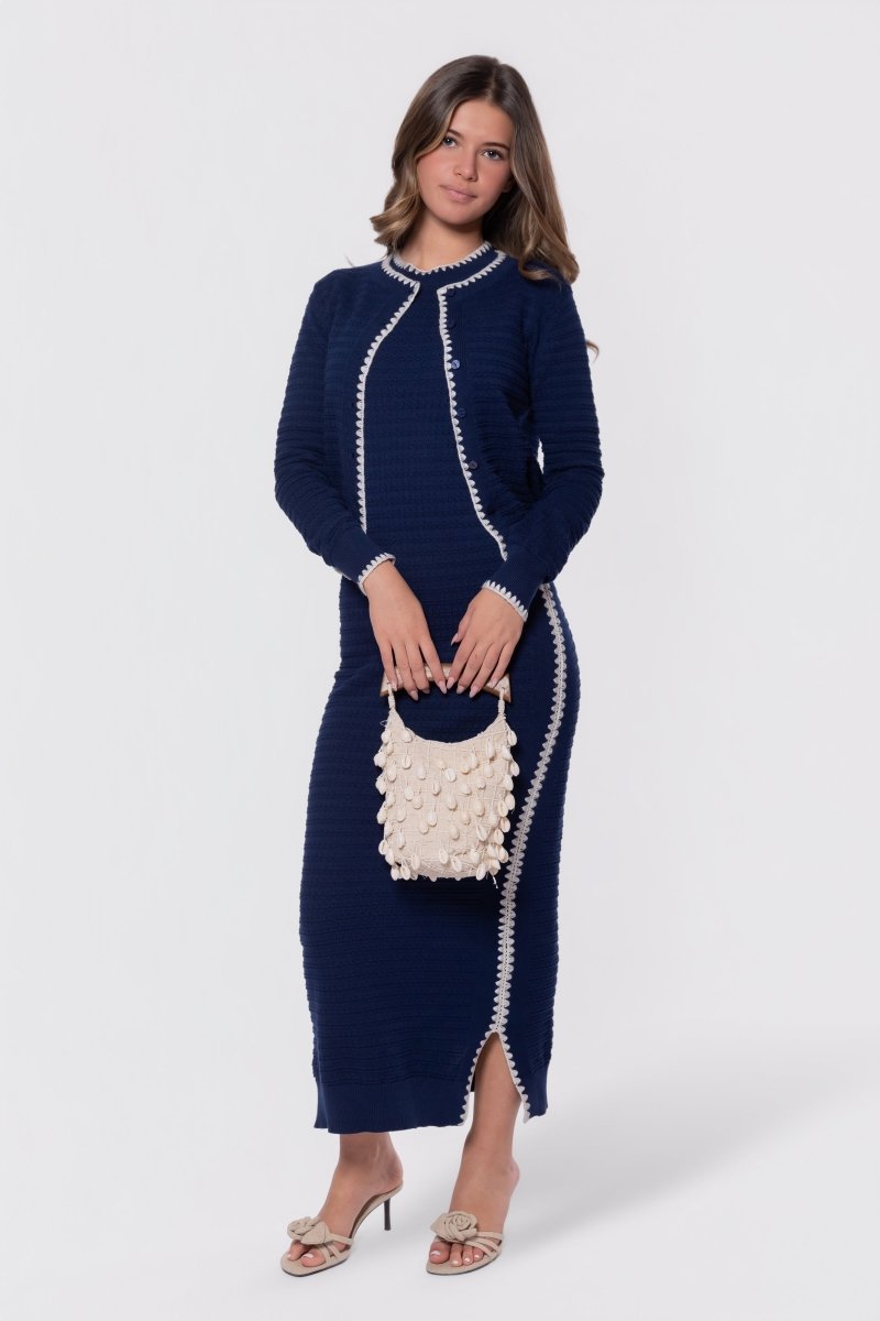 Amaya Cardigan (Navy) M