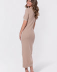 Amaya Dress (Beige) - Dress - Yakira Bella