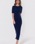 Amaya Dress (Navy) - Dress - Yakira Bella