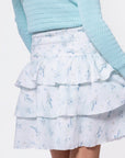 Ana Skirt (Blue Flower) - Skirt - Yakira Bella