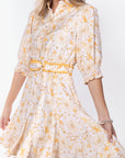 Analia Dress 36" (Yellow Flower) - Dress - Yakira Bella