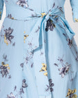 Anika Dress (Blue Flower) - Dress - Yakira Bella