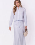 Anita Skirt (Blue Stripe) - Skirt - Yakira Bella