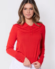 Aria Top (Red Pink) - Top - Yakira Bella