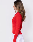 Aria Top (Red Pink) - Top - Yakira Bella