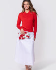 Aria Top (Red Pink) - Top - Yakira Bella