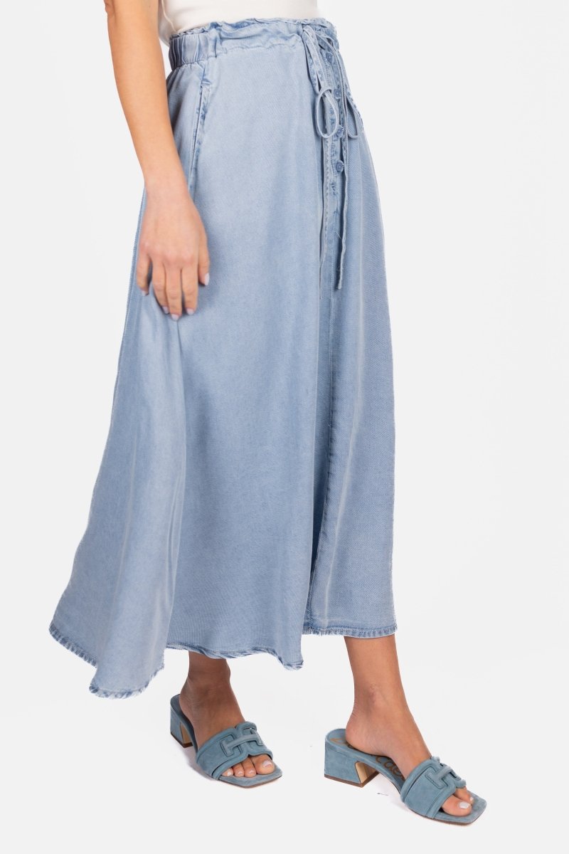 專用 IIROT Classic Chambray Skirt S241-35677-CHB-