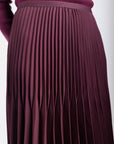Astra Skirt (Burgundy) - Skirt - Yakira Bella