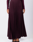 Astra Skirt (Burgundy) - Skirt - Yakira Bella