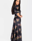 Audrey Dress (Black Pattern) - Dress - Yakira Bella