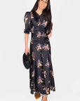 Audrey Dress (Black Pattern) - Dress - Yakira Bella