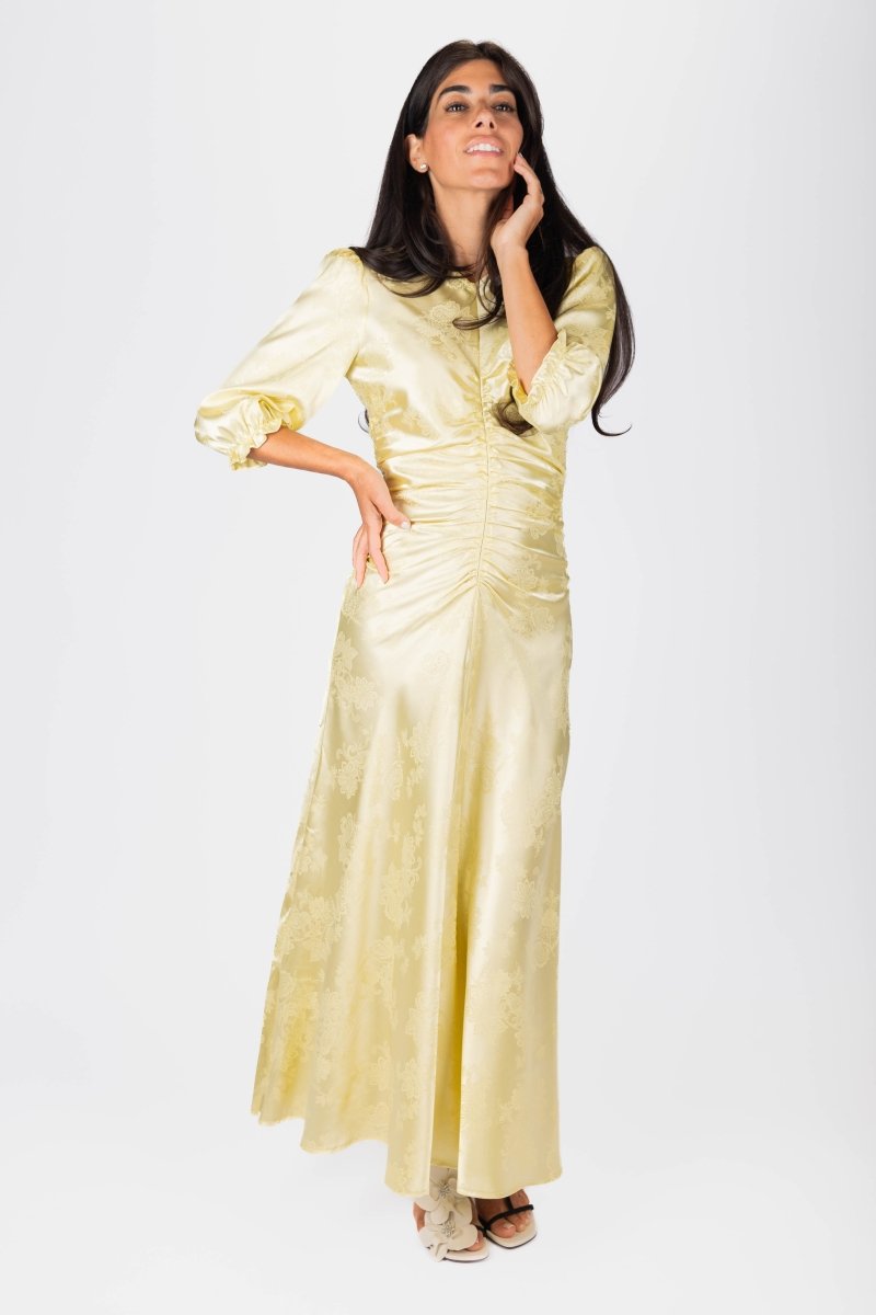 Audrey Dress (Butter Yellow) L