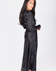 AUDREY DRESS LONG SLEEVE (BLACK) - Dress - Yakira Bella