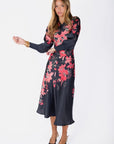 Audrey Dress Long Sleeve (Black Red) - Dress - Yakira Bella