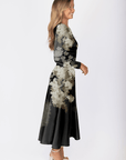 Audrey dress Long Sleeve (Black/White) - Dress - Yakira Bella