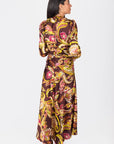 Audrey Dress Long Sleeve (Burgundy) - Dress - Yakira Bella