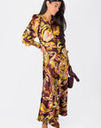 Audrey Dress Long Sleeve (Burgundy) - Dress - Yakira Bella