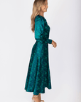 Audrey dress Long Sleeve (Green/ Dark Green) - Dress - Yakira Bella