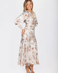 Audrey Dress Long Sleeve (Ivory Ground) - Dress - Yakira Bella